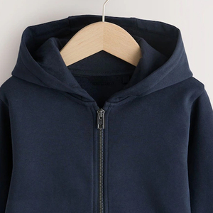 ออกแบบโลโก้ตามสั่ง เสื้อฮู้ดดี้เด็กผู้ชาย ดีไซน์ทันสมัยสำหรับใส่ในฤดูหนาว ชุดลำลอง แขนยาว สีพื้น บริการออกแบบแบบ OEM - Product Image 2