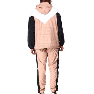 <b>Long</b> Sleeves Best Selling <b>Men</b> Windbreaker Set New Design Fashionable <b>Men</b> Windbreaker Set For Adult - Product Image 2