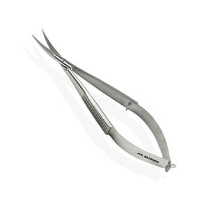 Tijeras Microquirúrgicas Curvas de Precisión Castroviejo, Certificadas CE, para Procedimientos Oftálmicos y Delicados - Product Image 5