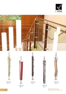 ระบบราวบันไดกระจกอลูมิเนียมได้รับการรับรอง ISO สำหรับระเบียงบันไดวิลล่าใช้ในโรงพยาบาลสำหรับโรงแรมห้างสรรพสินค้า - Product Image 4