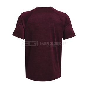 เสื้อยืดแขนสั้นคอกลมผ้าฝ้ายสำหรับผู้ชาย100% ป้องกันรอยยับและระบายอากาศพิมพ์ลายทึบดีไซน์ใหม่ลำลอง - Product Image 6