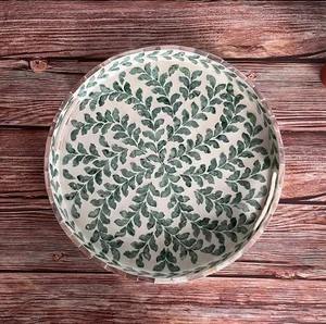 Plateau d'incrustation de nacre moderne pour la décoration intérieure et les cadeaux - Product Image 1