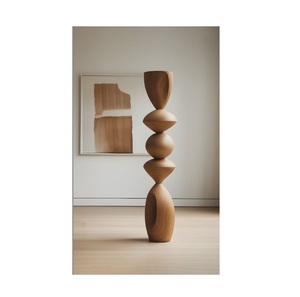 Nouvel arrivage Base en marbre décorative dorée de luxe Sculpture de table Motif de décoration intérieure pour la maison - Product Image 5