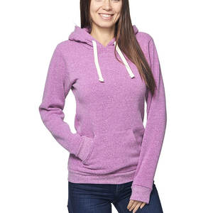 3003TB Unisex Tri-Blend Sudadera con capucha ligera Sudadera con capucha de lana de algodón Sudadera con capucha de lana de mezcla de algodón - Product Image 6