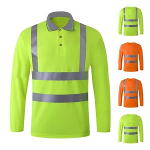 Camiseta reflectante verde y Naranja fluorescente Ropa de trabajo de seguridad de alta visibilidad para el trabajo al aire libre Camiseta DE TRABAJO - Product Image 2