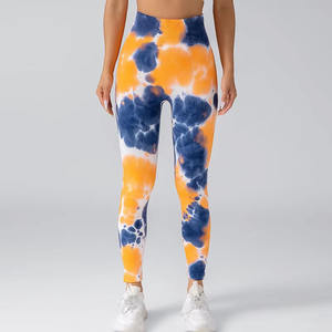 2025 Logo personnalisé et couleur sans couture pantalons de Yoga taille haute entraînement bout à bout Fitness Sport femmes Leggings - Product Image 5