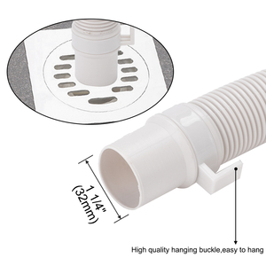 1.5M Universal Wash <span class=keywords><strong>Machine</strong></span> Vidange Hosess Extension Outlet Water Connection Tuyaux Remplacements, manguera lavadora - Product Image 2