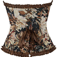 Vintage Korsett Tops für Frauen plus Größe sexy Overbust Shape wear Neueste Ausgabe moderne Borcade Korsett für Frauen
