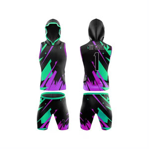 Diseño personalizado para jóvenes Sublimación 7 En 7 Uniformes de fútbol Compresión sublimada de fútbol 7 en 7 Uniforme de secado rápido - Product Image 1