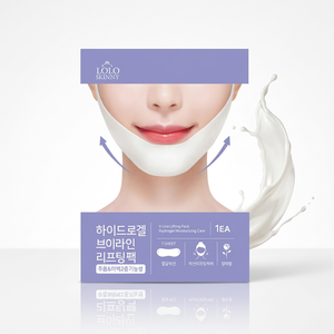 Masque Hydrogel Lifting en V LoLoskinny – Soin Hydratant et Élastifiant pour le Contour du Visage et de la Ligne de la Bouche – 1 Unité – ODM OEM - Product Image 1
