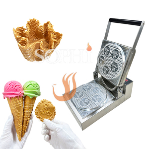 Macchina Commerciale <span class=keywords><strong>per</strong></span> Coni Gelato con Stampo Personalizzato, Stampo Inciso a CNC, Logo Personalizzato, Produttore di Coni Gelato Italiani - Product Image 1