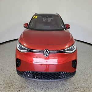 2023 Volkswagen ID.4 AWD Pro S Turbo S รถมือสองเบาะหนังด้านซ้ายเบาะภายในสีเข้มยาง R18ซันรูฟแบบพาโนรามาขนาดอลูมิเนียมทั้งหมด - Product Image 1