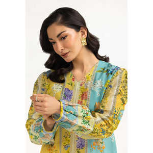 Conjunto de 2 Piezas de Chifón Bohemio de Lujo para Mujer, IPST-77130, Estampado Floral, Cuello Cuadrado, Talla XS, para Primavera/Verano - Product Image 2