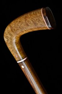 OPCIONES Precio Bastón de madera ajustable con múltiples nudos Bastón de madera fuerte para ancianos por Standard International - Product Image 2