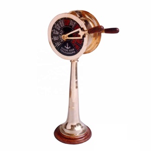 Télégraphe décoratif en métal en aluminium télégraphique de bateau en laiton nautique fait à la main avec le logo sculpté personnalisé vente à bas prix - Product Image 1