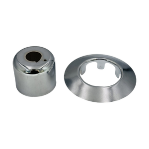 Accessoire d'équipement de lutte contre l'incendie de jupe de pendentif d'écusson conique court plaqué par chrome - Product Image 4