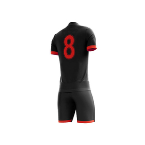 Venta al por mayor por encargo de los hombres de media manga sublimada uniforme de voleibol - Product Image 2