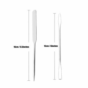 Espátula Manual de Acero Inoxidable de un Solo Extremo para Mezclar Productos de Belleza, Certificada por CE, Ariston International, para Cera y Amalgama, Pasivada contra la Oxidación - Product Image 2