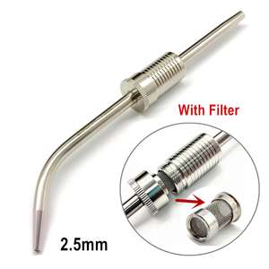 Implantes de tubo de succión dental Colector de huesos con filtro Aspirador quirúrgico Tubo de succión Herramientas quirúrgicas dentales, acero inoxidable alemán - Product Image 3