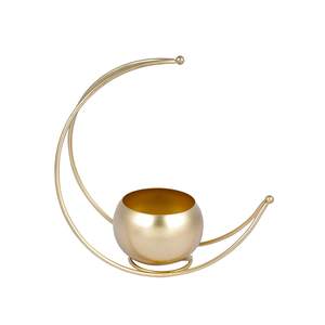 แจกันโลหะทำมือพรีเมี่ยมสำหรับดอกไม้หม้อตกแต่งดีไซน์ชุบทองเหมาะสำหรับงานแต่งงานหรือของตกแต่งบ้านสุดหรู - Product Image 1