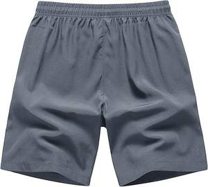 Venta al por mayor de pantalones cortos de gimnasio de entrenamiento ligero de calidad superior para hombres deportivos de secado rápido patrón sólido ecológico estirabilidad - Product Image 2