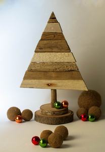 Solid <b>Wooden</b> <b>Christmas</b> <b>Tree</b> for Festive Decor High Quality Vintage Style Wood Craft for Festival Wall Sign Decoration - Product Image 4