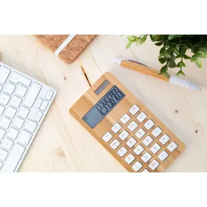 Calculadora BooCalc Ecológica de Bambú, Gadgets Sostenibles - Product Image 3