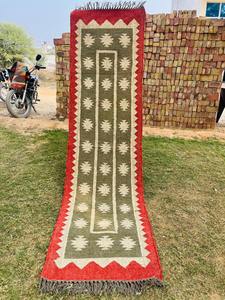 Large Luxury Handcrafted Wool Jute <b>Runner</b> Rugs Oversize Housewarming <b>Carpets</b> for Home Picnic Travel-Bulk Supply - Product Image 3
