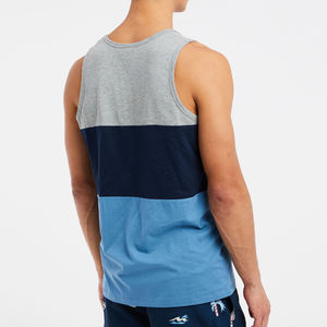 Camisetas de Tirantes Deportivas Personalizadas Transpirables de Alta Calidad para Hombre, Camisetas de Verano de Poliéster/Algodón, Camisetas Sólidas para Entrenamiento en el Gimnasio - Product Image 2