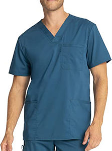 Tops médicos transpirables para hombre recién llegados OEM, tops médicos para hombre de material de alta calidad al por mayor con diseño de logotipo personalizado - Product Image 4