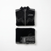 Survêtement à capuche en velours imprimé délavé noir pour homme, 2 pièces, avec strass, style cargo, hiver, couleur unie, streetwear Y2K, lourd et luxueux