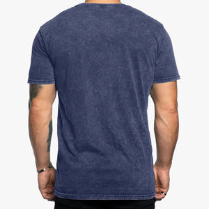 เสื้อยืดไหล่ตกขนาดใหญ่สำหรับผู้ชายเสื้อยืดพิมพ์ลายสตรีทแวร์น้ำหนักมากพร้อมเทคนิคพัฟ - Product Image 2