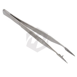 Pince à éclats Walter-CARMALT Pince à épiler à pointe incurvée de 4.75 po en acier inoxydable Instrument médical de qualité chirurgicale - Product Image 2