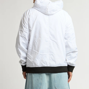 Venta caliente nueva chaqueta cortavientos ligera de moda para hombres 100% logotipo personalizado de nailon en la parte delantera con capucha con característica impermeable - Product Image 2