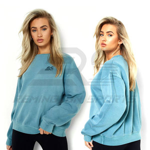 สเวตเชิ้ตผู้หญิงคอกลมแขนยาวหลากสีสำหรับผู้หญิงใหม่ล่าสุดออกแบบโลโก้ได้ตามต้องการ - Product Image 3