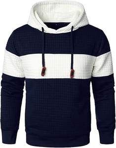 สเวตเชิ้ตขนแกะมีฮู้ดสวมหัวสำหรับผู้ชายใส่สบายพิมพ์โลโก้ได้ตามต้องการ - Product Image 5