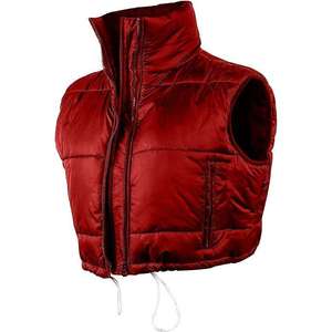 Black Bomber <b>Jacket</b> Unisex <b>Padded</b> Sleeveless Winter Body Warmer Insulated Lightweight Breathable Outerwear Zipper Front Warm - Product Image 4