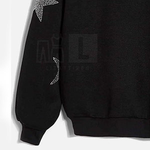 Custom Design High Quality <b>Pullover</b> <b>Men</b> Basics Rhinestone Hoodies Solid Casual Custom Size <b>Men</b> Basics Rhinestone Hoodies - Product Image 5