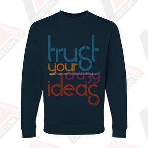 Custom Colors MCAMS02 Men's Cotton Fleece Crewneck Sweatshirt 100% Embroidered Plain Dyed Solid Stonewashed Summer Digital - Product Image 3