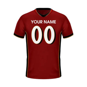 2025 nouveauté hommes haute qualité maillot de Football américain chemises OEM Service à manches courtes amérique cousu maillot de Football - Product Image 4