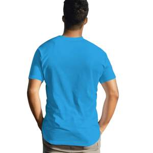 Camisetas de algodón 100% de alta calidad para hombre, camisetas lisas en blanco de talla grande con patrón sólido, ropa de alta visibilidad - Product Image 4