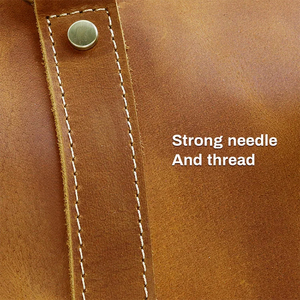 Sac de sport en cuir à la mode sac de voyage en cuir pleine fleur pour hommes et femmes sac de sport résistant au temps - Product Image 3