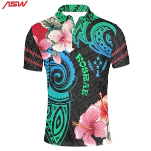 Polos con logotipo personalizado para hombre, diseño de impresión por sublimación informal de tela alta, manga corta, talla grande, ropa informal bordada - Product Image 5