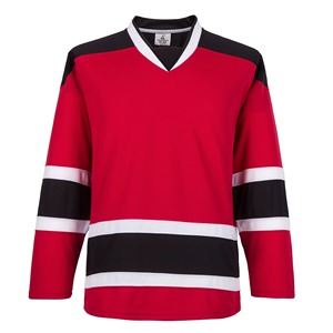 Camisetas de práctica del equipo de la Liga Nacional de Hockey tela de poliéster transpirable gruesa de alta calidad uniforme de hockey sobre hielo para jóvenes y mayores - Product Image 2
