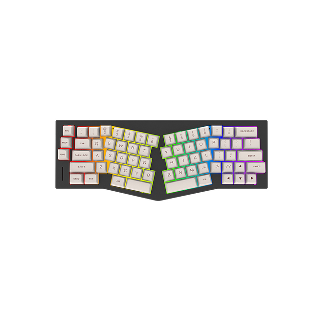 OEM Manufacturing DIY Alice Ergonomic Design Gasket Mechanical Keyboard  Aluminium Alloy Shell for Gaming Office