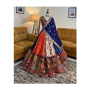 LANZAMIENTO ESPECIAL DE NAVRATRI, LEHENGA CHOLI DUPATTA DE ZAIN EXPORTS, TELA DE ALGODÓN Y RAYÓN PESADO, ESTAMPADO DIGITAL DE LUJO, REVERSIBLE - Product Image 2