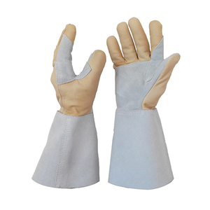 Gants de travail de sécurité pour soudeur en cuir à vendre Vente en gros en vrac - Product Image 1