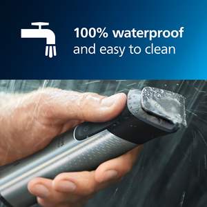 Kit de Aseo Masculino de 23 Piezas, Recortadora Multifunción para Barba, Cuerpo y Rostro, Acero Inoxidable, Precisión, Batería USB, Sin Necesidad de Aceite para Cuchillas - Product Image 2