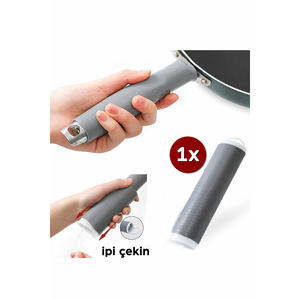 Heat Insulated Pot and <b>Pan</b> <b>Handle</b> Grip Holder Easy Install 1 Piece Cookware Part - Product Image 1