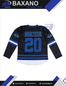 Maillot de hockey à manches longues en polyester de qualité professionnelle avec patchwork sublimé sur le devant, lettres grecques personnalisées, pour la sororité Zeta Phi Beta - Product Image 5